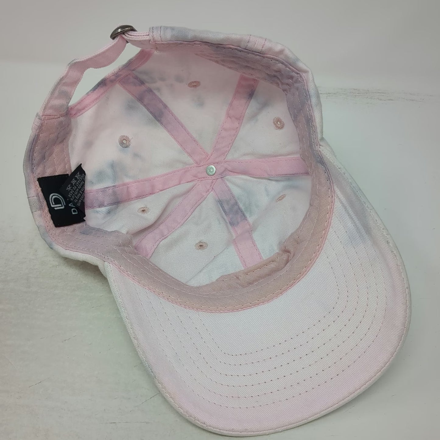 DALIX Manomet Whale Baseball Cap Pink One Size Cotton Slideback Coastal Hat