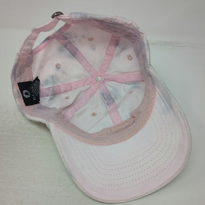 DALIX Manomet Whale Baseball Cap Pink One Size Cotton Slideback Coastal Hat