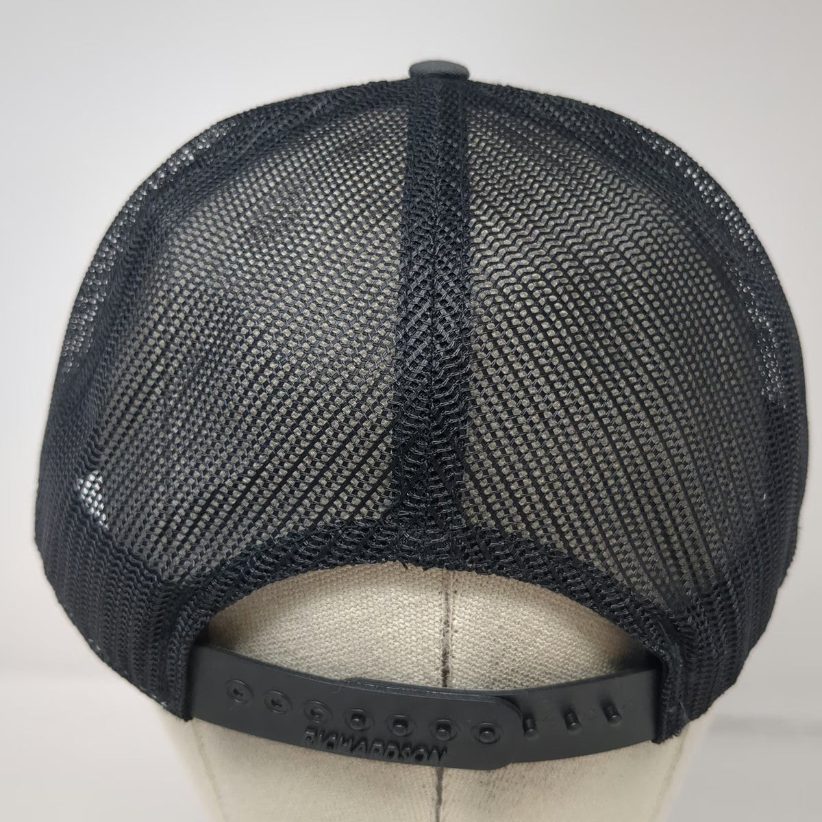 Richardson Trucker Hat Gray One Size Power Engineers Ram Logo Flat Bill Hat