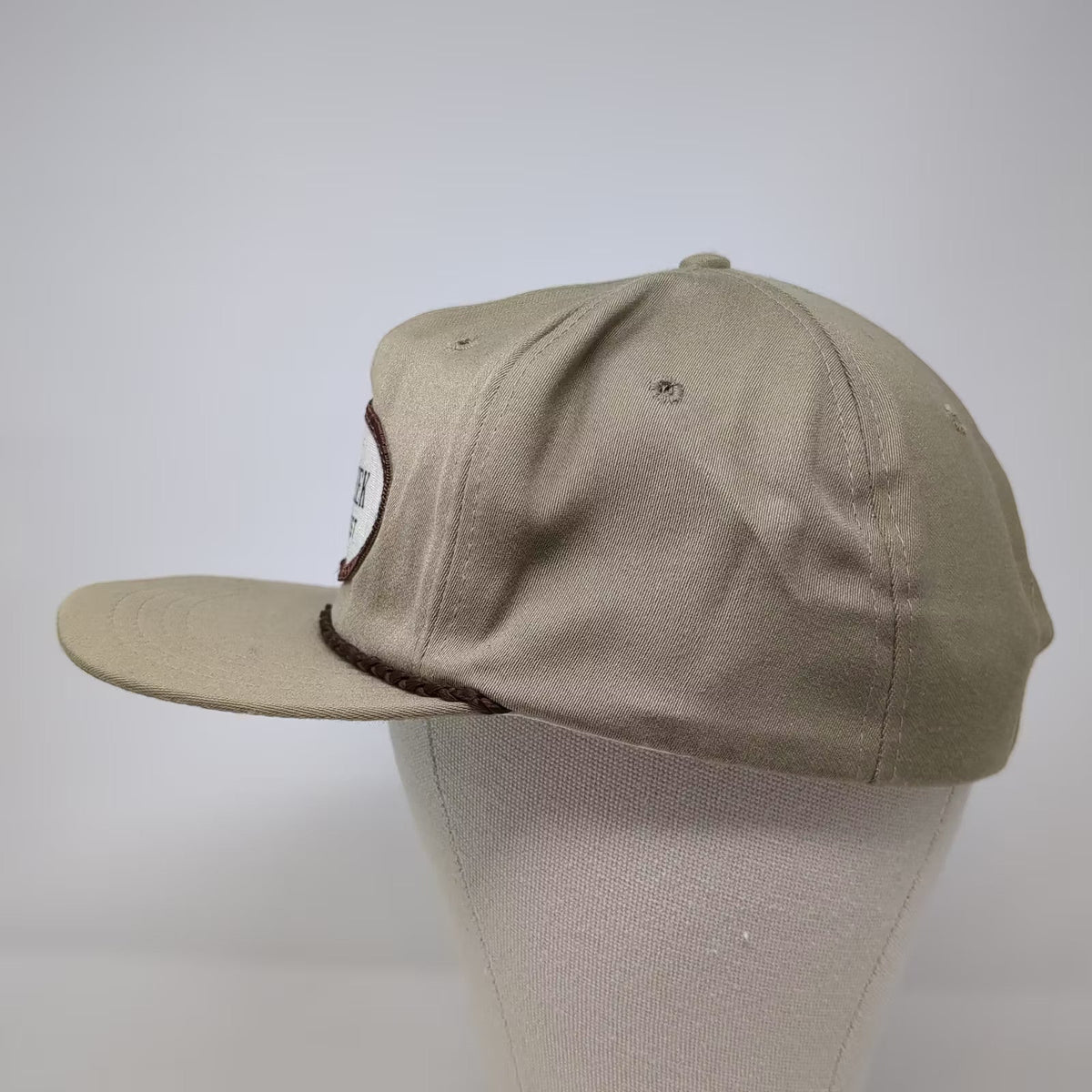 Derby Cap Sand Creek Member Guest Golf Rope Hat Brown Slideback OSFM USA Made