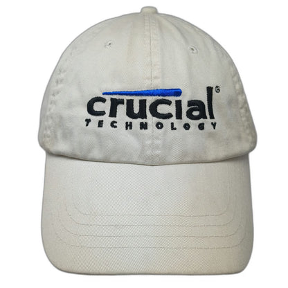 Toppers Baseball Cap Beige One Size Crucial Technology Embroidered Slideback Hat