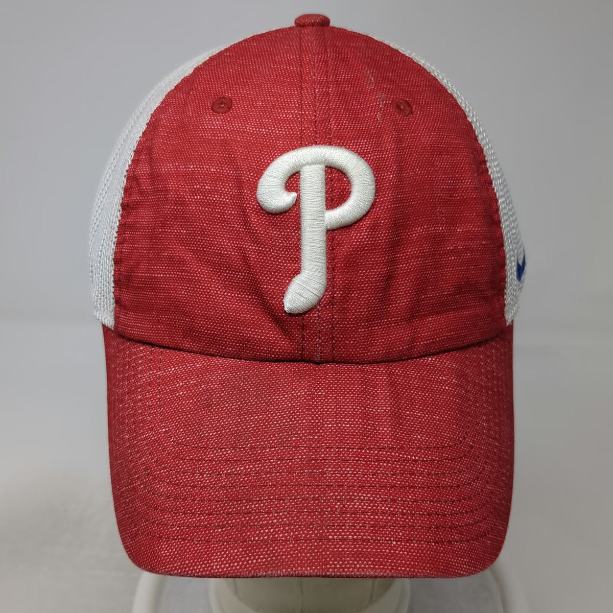Nike Philadelphia Phillies MLB Baseball Cap Red OSFM Mesh Slideback Dri-FIT Hat