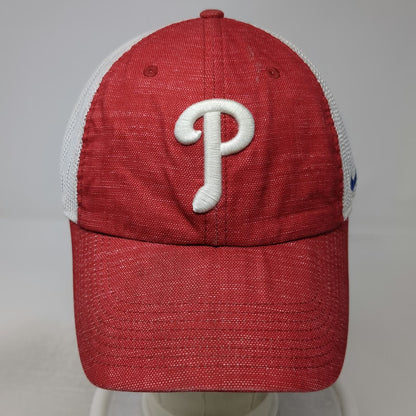 Nike Philadelphia Phillies MLB Baseball Cap Red OSFM Mesh Slideback Dri-FIT Hat