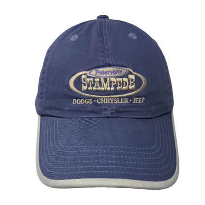 Peterson's Stampede Dodge Chrysler Jeep Slideback Hat Blue OS Port Authority