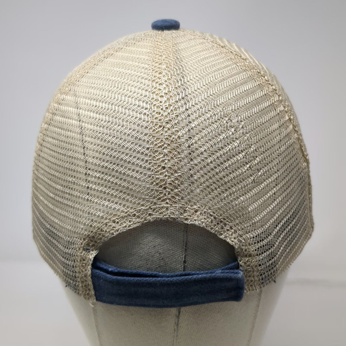Surf Style Baseball Cap Blue One Size Beaches Be Crazy Mesh Strapback Patch Hat