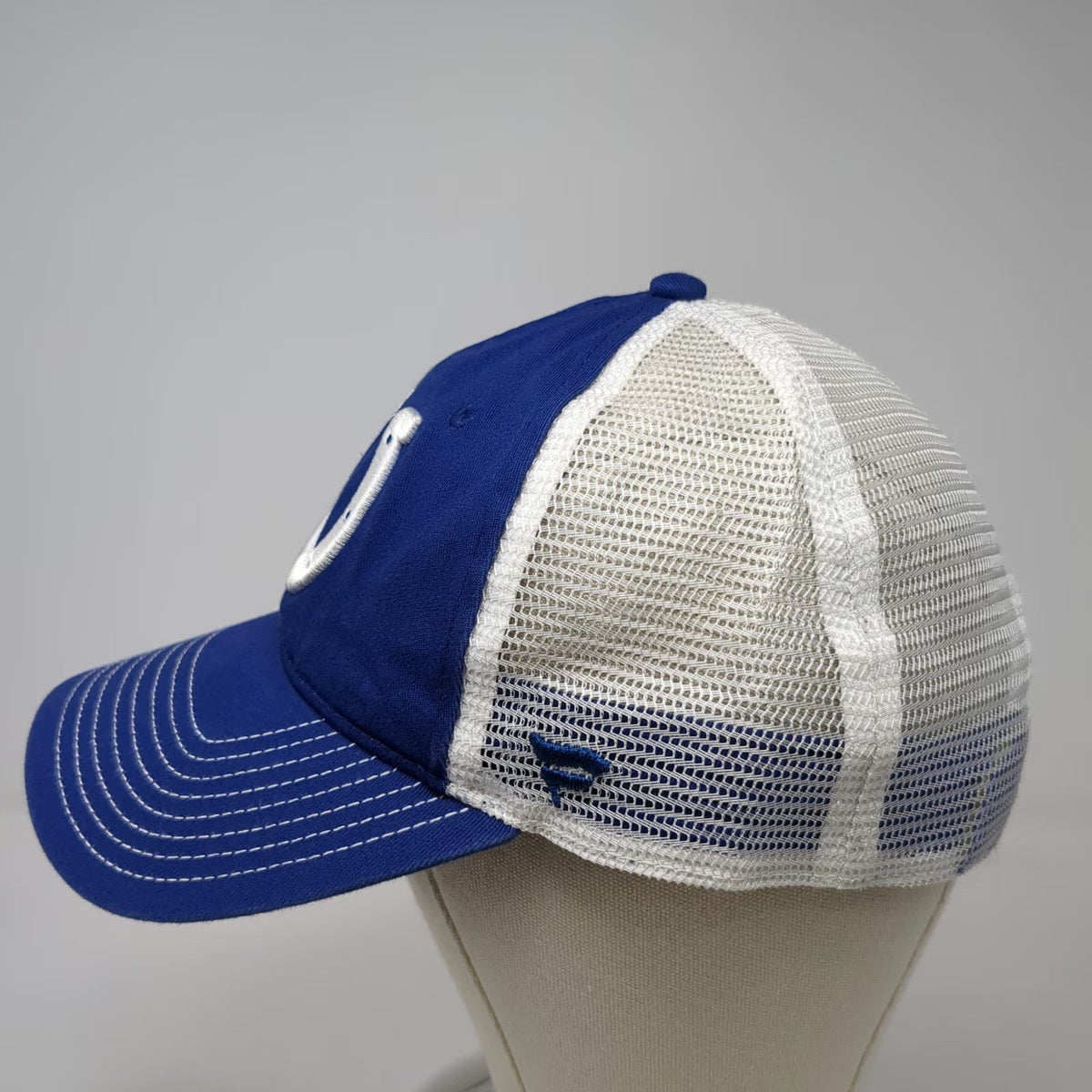 Indianapolis Colts NFL Fanatics Trucker Hat Blue White OSFM Mesh Snapback Logo