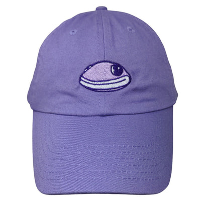 Newt Men's Slideback Hat Purple Adjustable 100% Cotton Embroidered Frog Logo