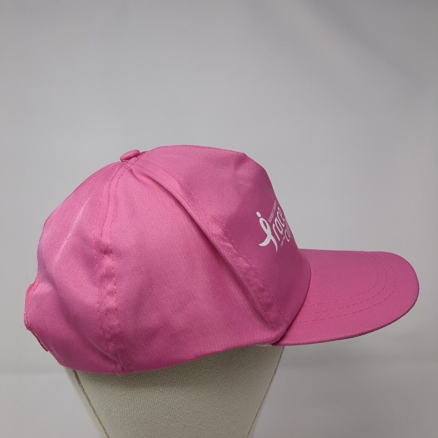 Susan G Komen Race For The Cure Survivor Strapback Hat Pink One Size Adjustable