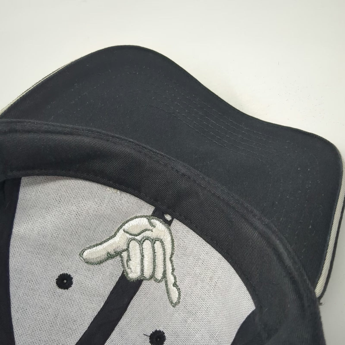 Surfware Hawaiian Classics Baseball Cap Black OSFM Hang Loose Hawaii Shaka Hat