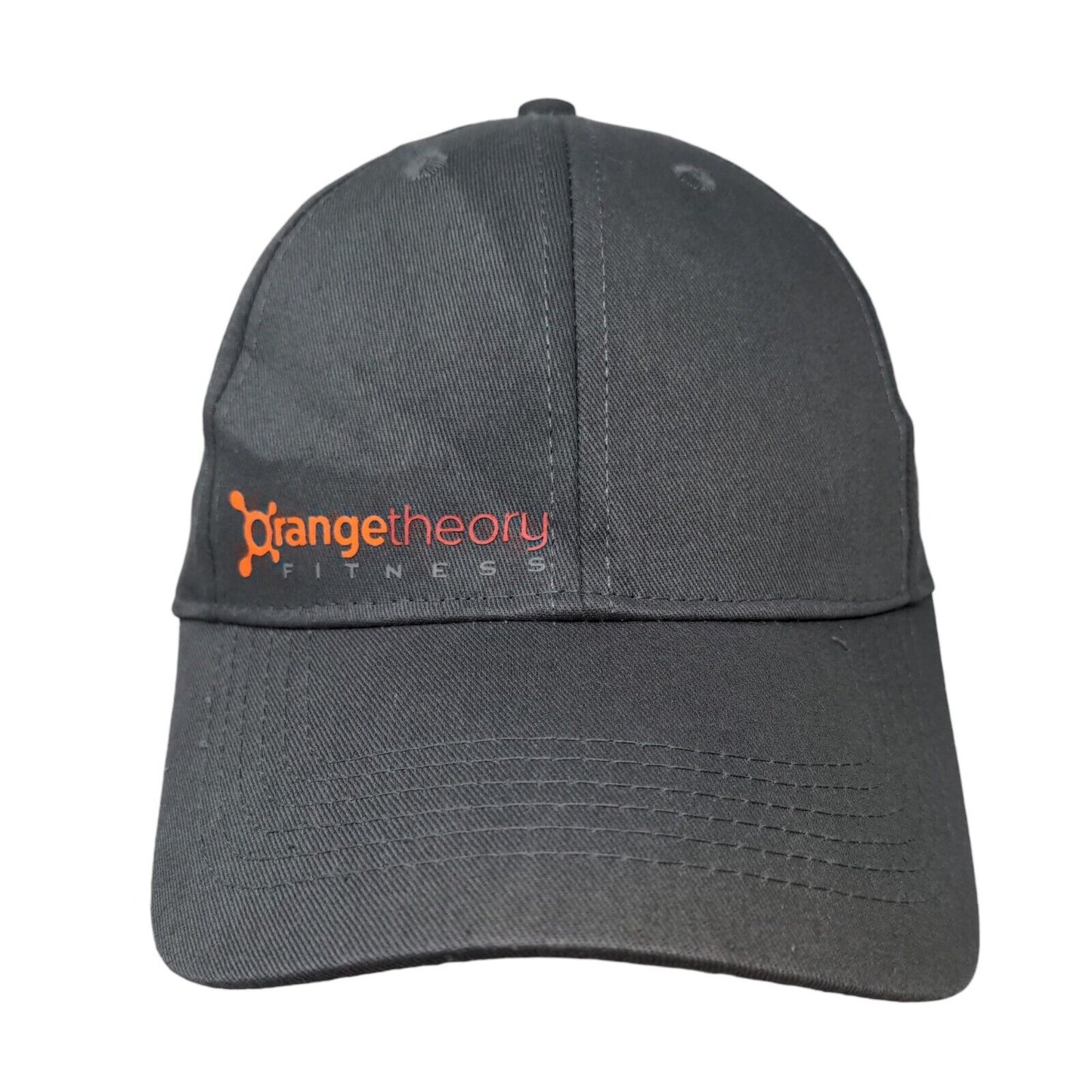 Orange Theory Fitness Snapback Hat Gray One Size Adjustable Vented Holes 6 Panel