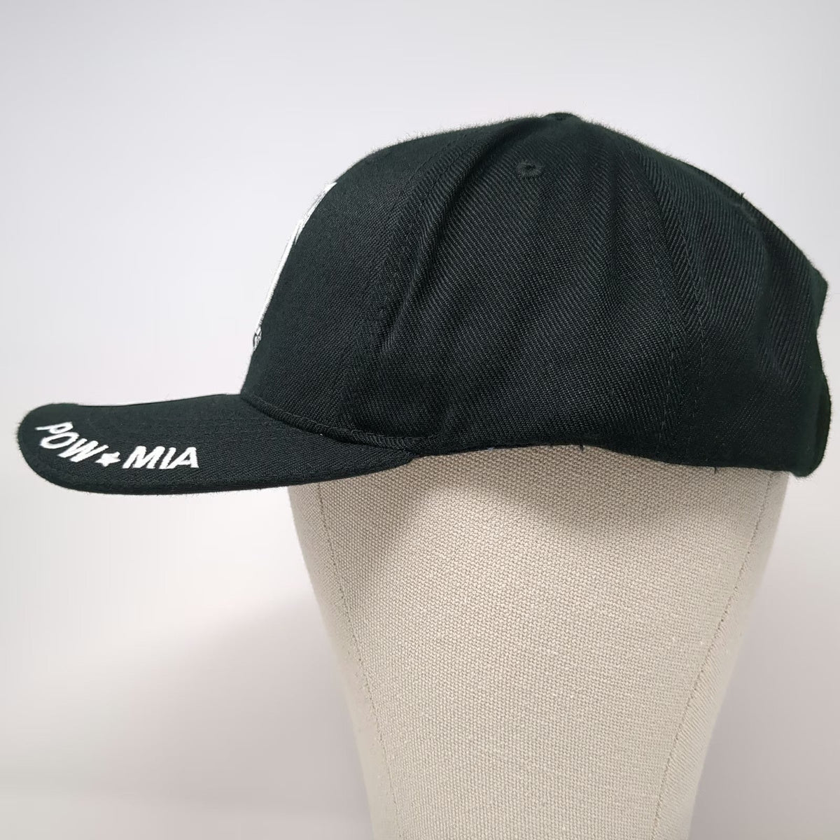Rapid Dominance Baseball Cap Black One Size Strapback Hat POW MIA Veteran Logo