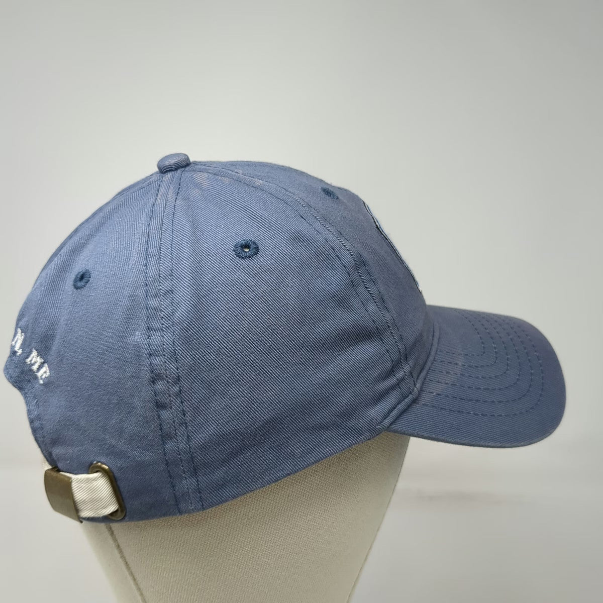 Brewery Branding Co Baseball Cap Blue One Size Monhegan Maine Lighthouse Hat