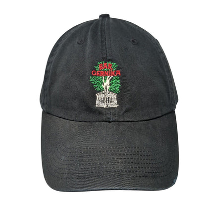 Bar Gernika Slideback Hat Black One Size Adjustable 6 Panel Fahrenheit