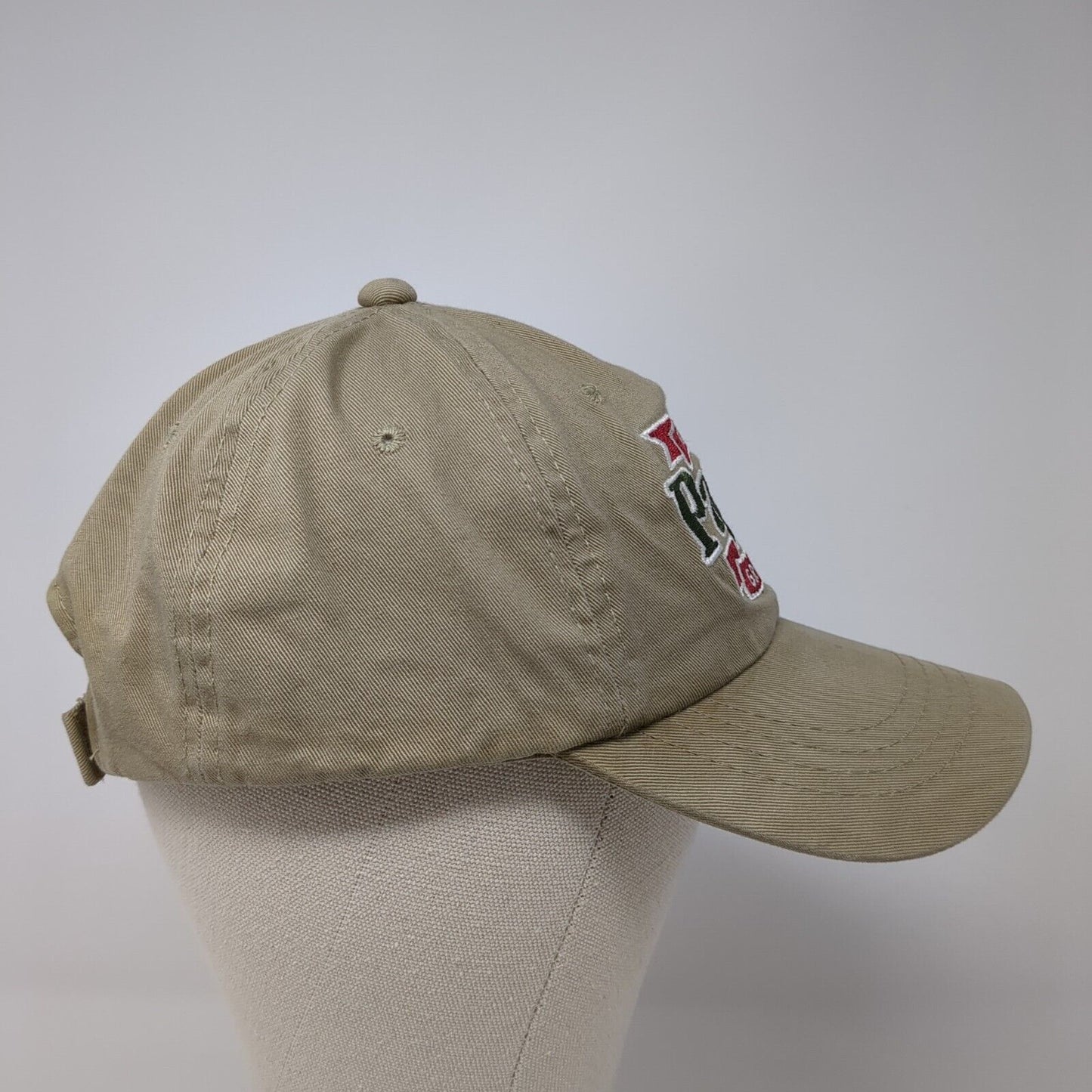 Papa's Pub & Grill Strapback Hat Tan One Size Adjustable Embroidered