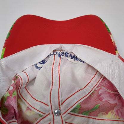 Cruise West Strapback Hat Multi One Size Adjustable Floral Hawaiian HG