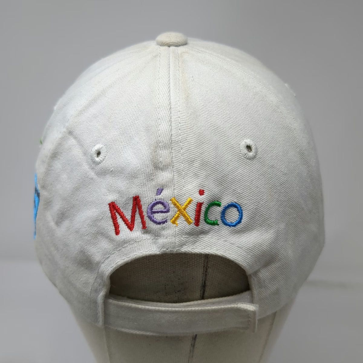 Starbox Caps Baseball Cap White OSFM Cancun Mexico Multicolor Embroidered Hat