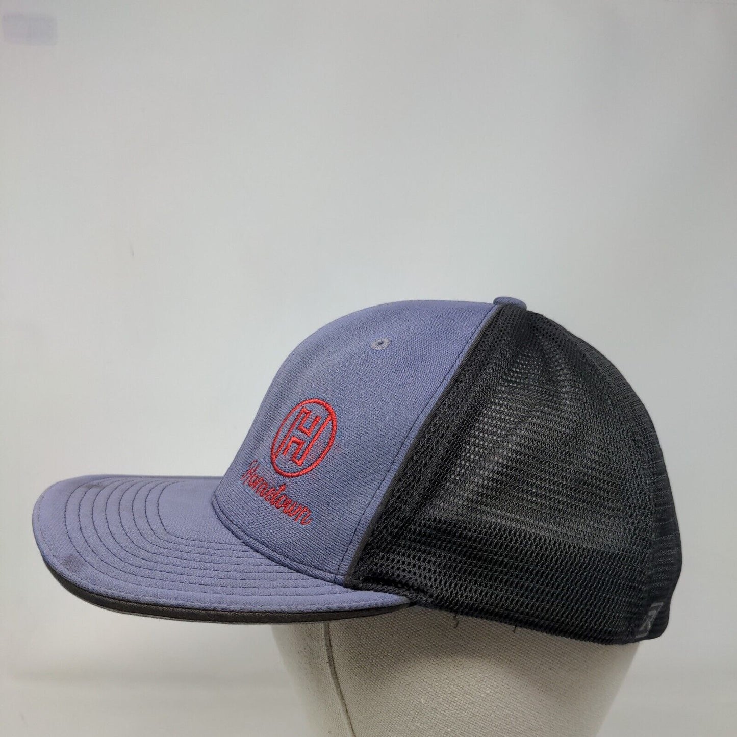 Hometown Fitted Mesh Back Trucker Hat Blue Large/XL Richardson