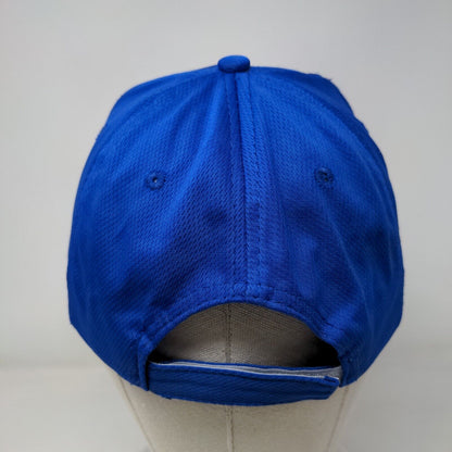 Unbranded Strapback Hat Blue One Size Adjustable Embroidered Vented Holes