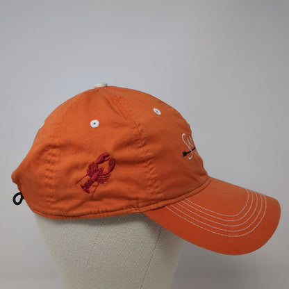 Samoset Resort Strapback Baseball Cap Orange OS Adjustable Classic Cut Ahead