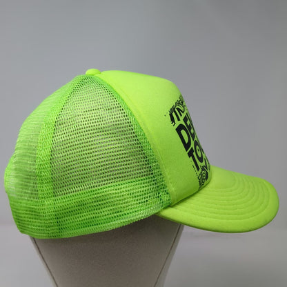 Cobra Dew Tour Trucker Hat Green One Size Mesh Snapback Foam Action Sports