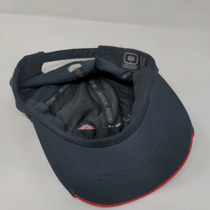 Lower Valley Energy Slideback Hat Black One Size Adjustable Embroidered Ogio