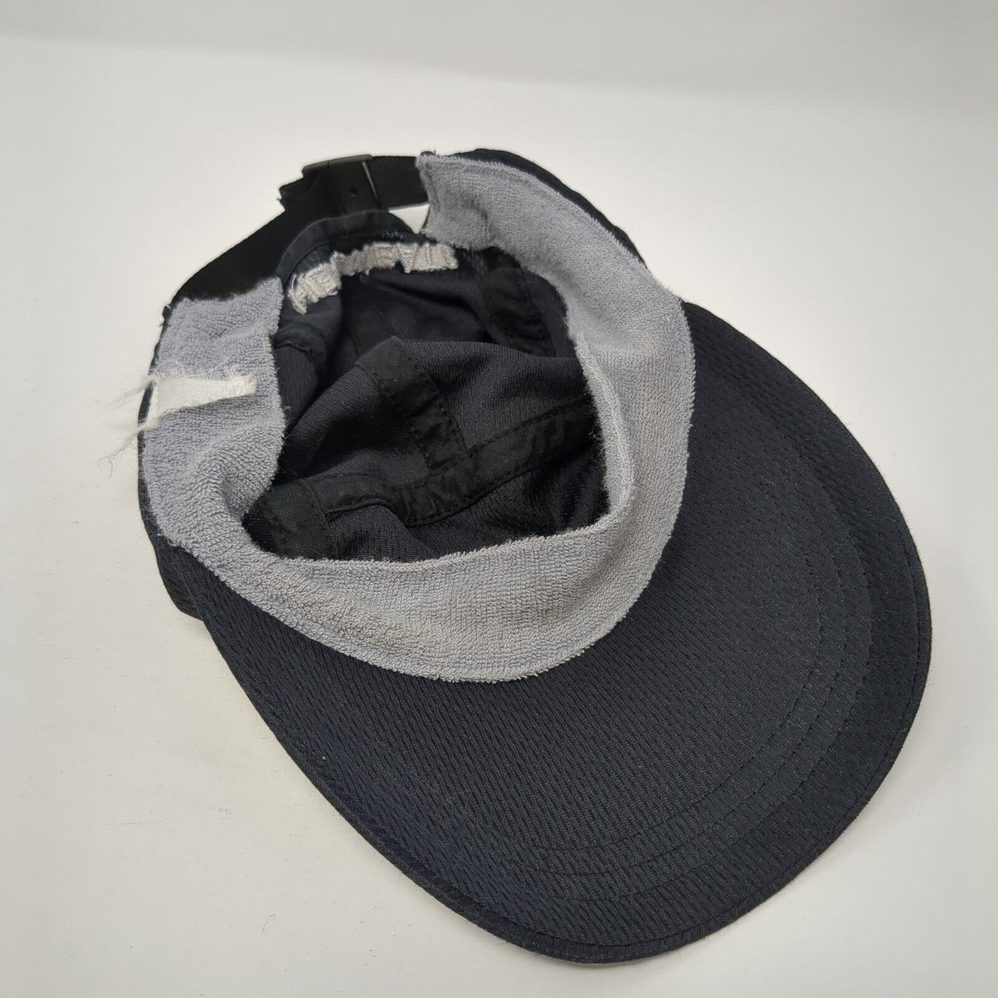 Headsweats Strapback 5 Panel Cap Black One Size Adjustable Embroidered Blank