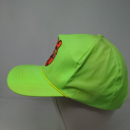 Cheetos Men's Snapback Trucker Hat Green OSFA Embroidered Logo Vintage Nylon