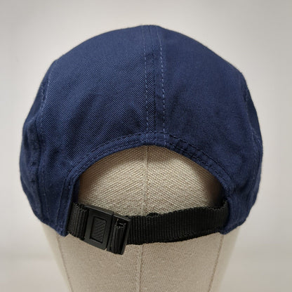 Otto Slideback 5 Panel Cap Blue OSFM Adjustable Embroidered Vented Holes Cotton