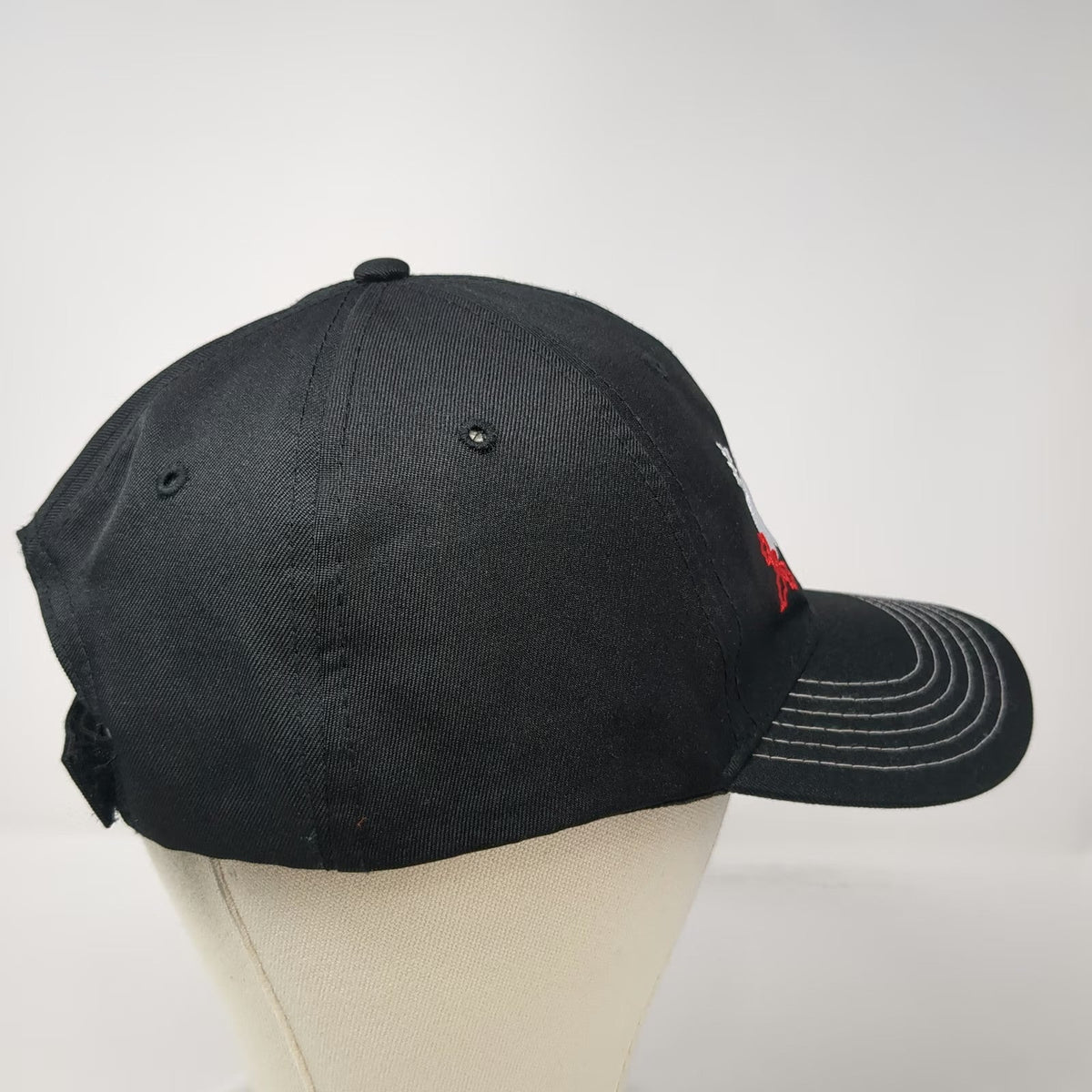 Baseball Cap Black One Size Wawa Snowman Snowflake Holiday Contrast Stitch Hat