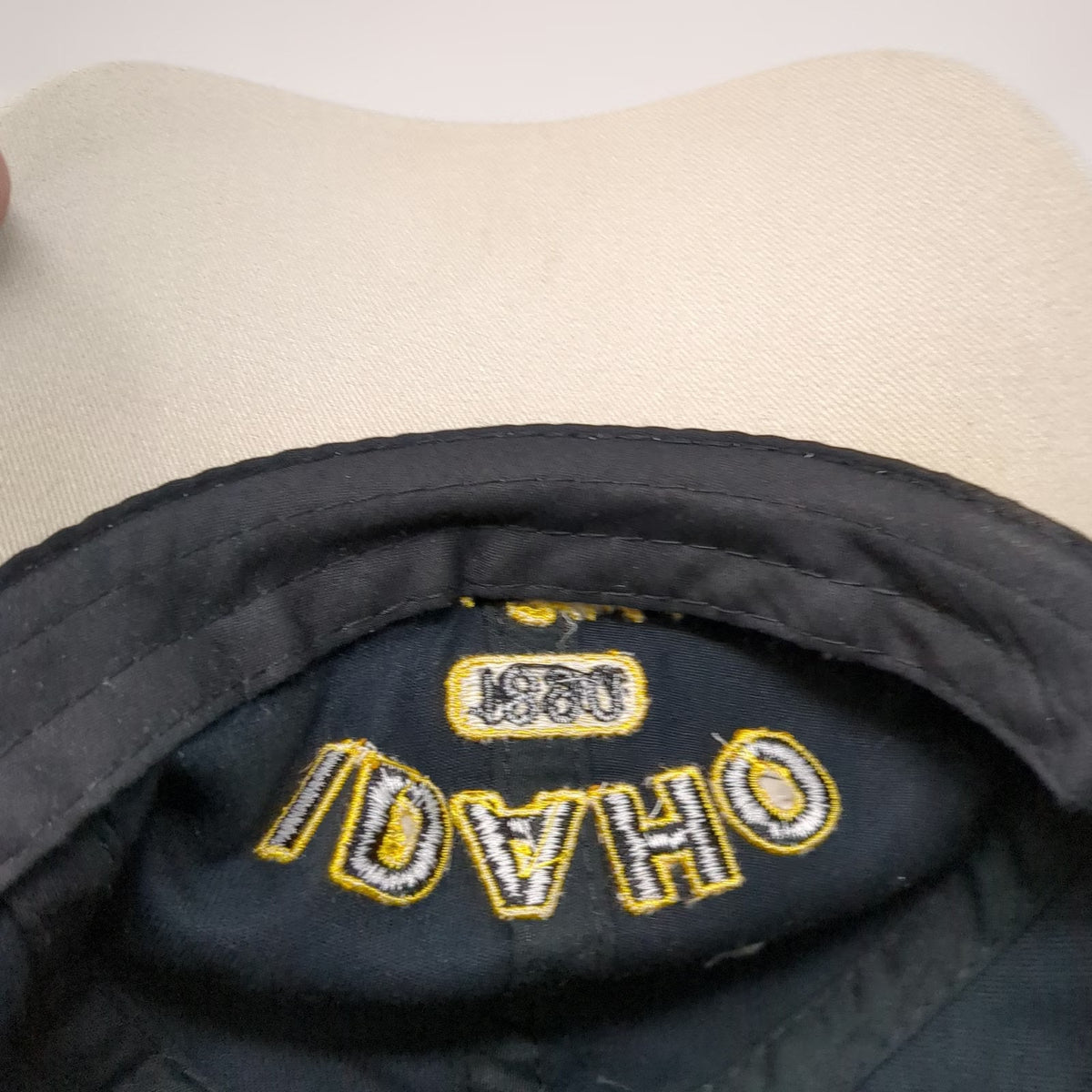 Smith Southwestern Idaho 1890 Bear Paw Baseball Cap Black Beige One Size Hat