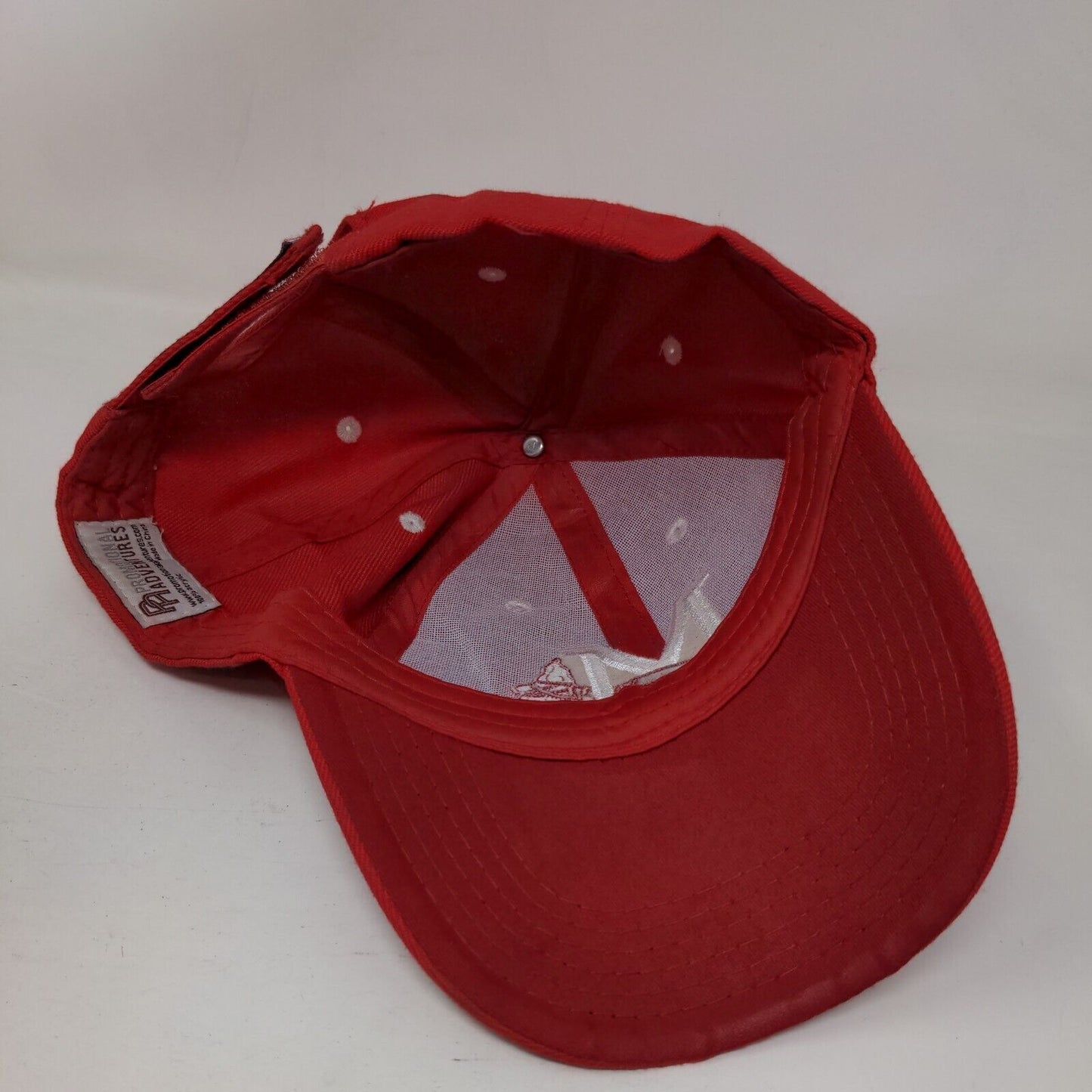 Mississippi Braves Minor League Strapback Hat Red Embroidered Logo