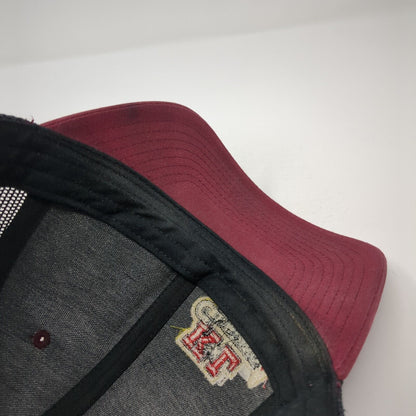 K&L Grading LLC Snapback Trucker Hat Red One Size Adjustable Mesh Richardson