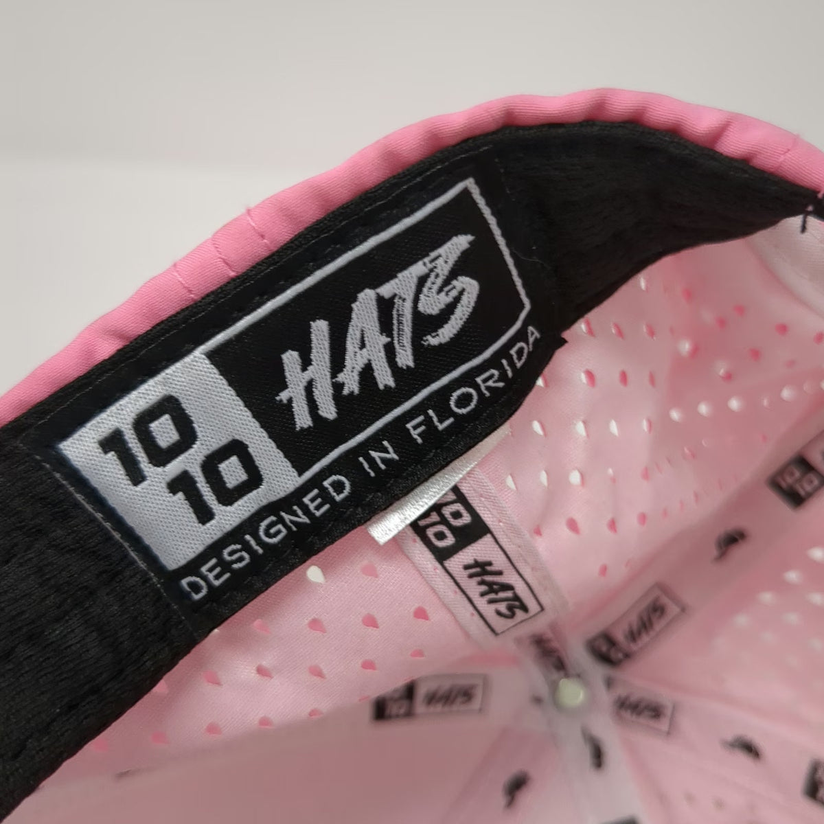 10/10 Hats Trucker Hat Pink One Size Waterproof Fishing Tournament Snapback