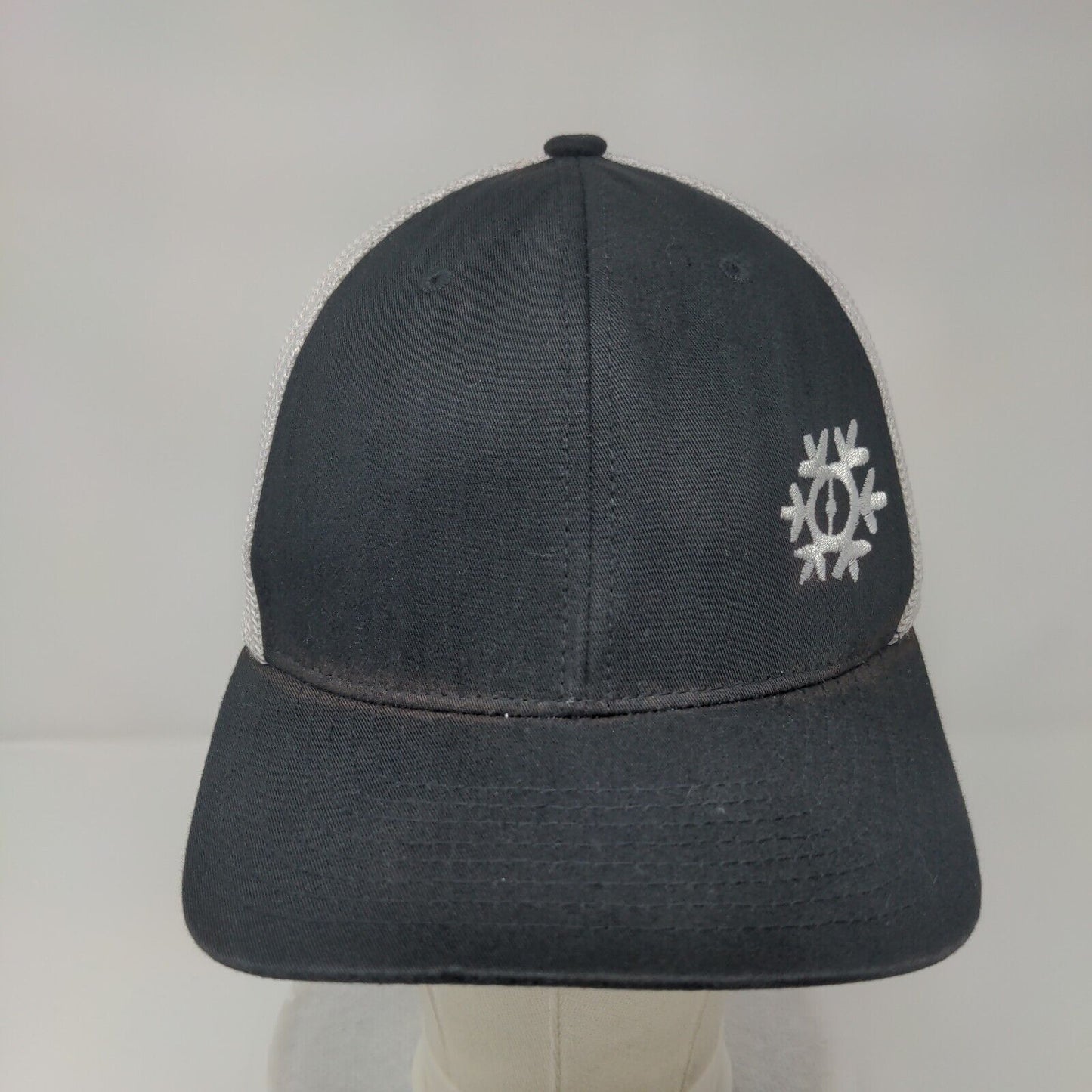 Chiller Decks Fitted Trucker Hat Black One Size Flexfit Mesh Back Yupoong