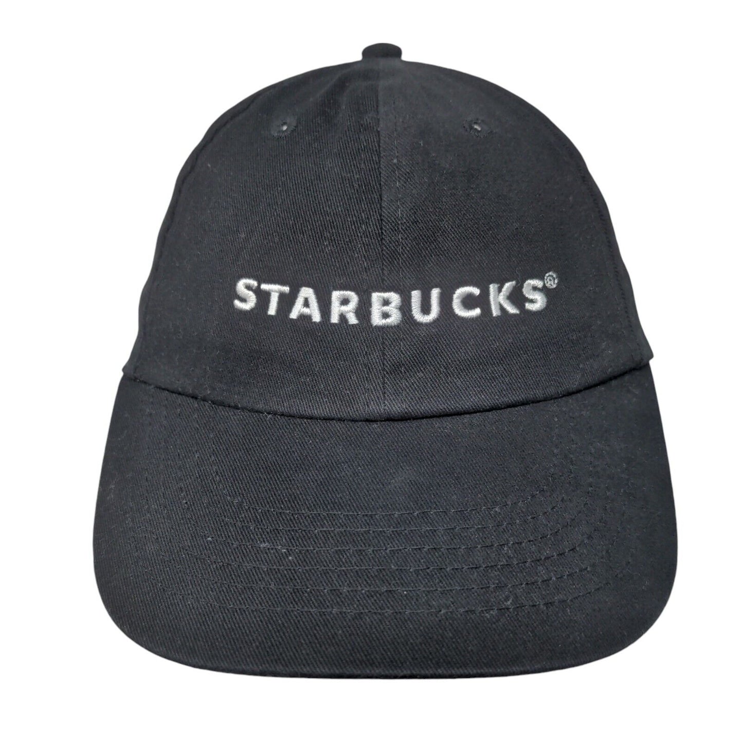 Starbucks Employee Strapback Hat Black One Size Embroidered Uniform