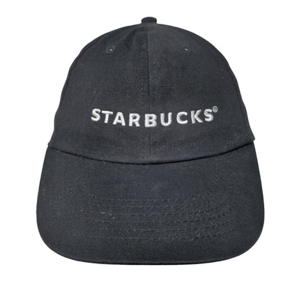 Starbucks Employee Strapback Hat Black One Size Embroidered Uniform