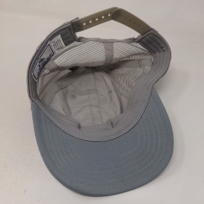 Southern Tide Skipjack Patch Snapback Mesh Back Trucker Hat Gray One Size