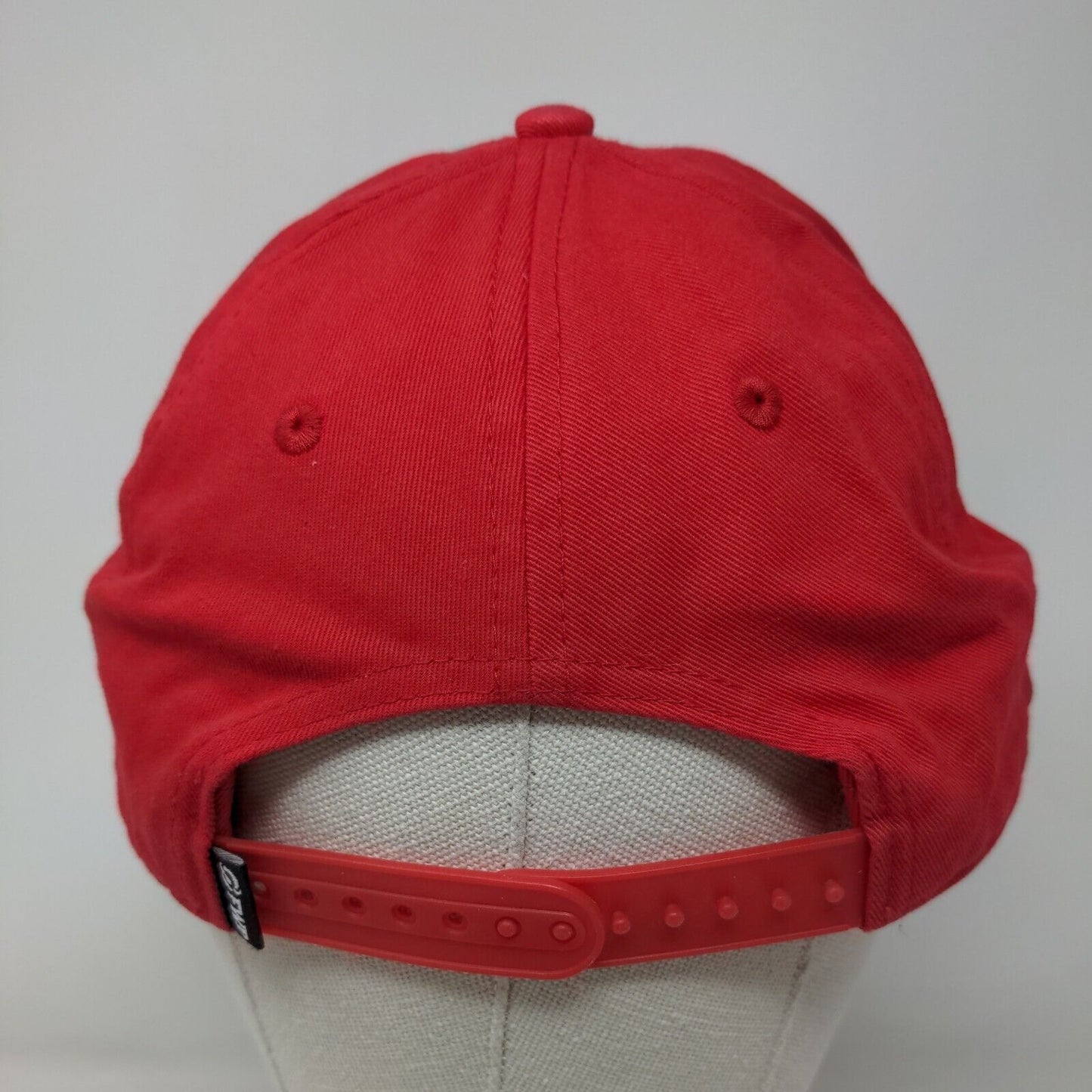 Nashville Tennessee Snapback Hat Red One Size Embroidered 5 Panel
