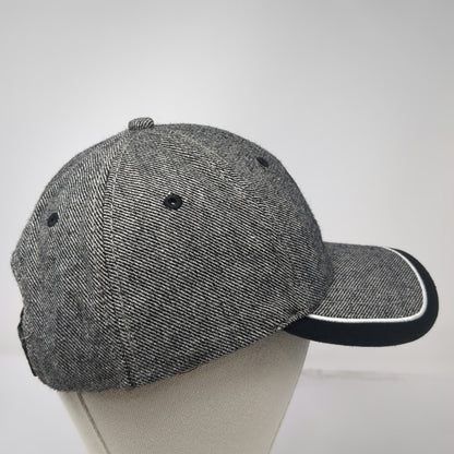 John Deere Baseball Cap Gray One Size Strapback Wool Blend Embroidered Logo Hat