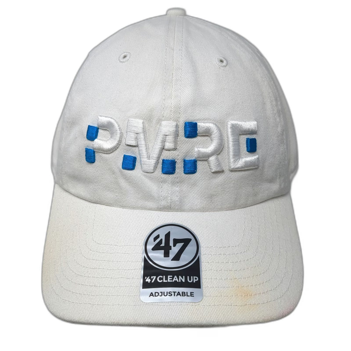 '47 Baseball Cap White One Size Pure Logo Embroidery Slideback Cotton Twill Hat
