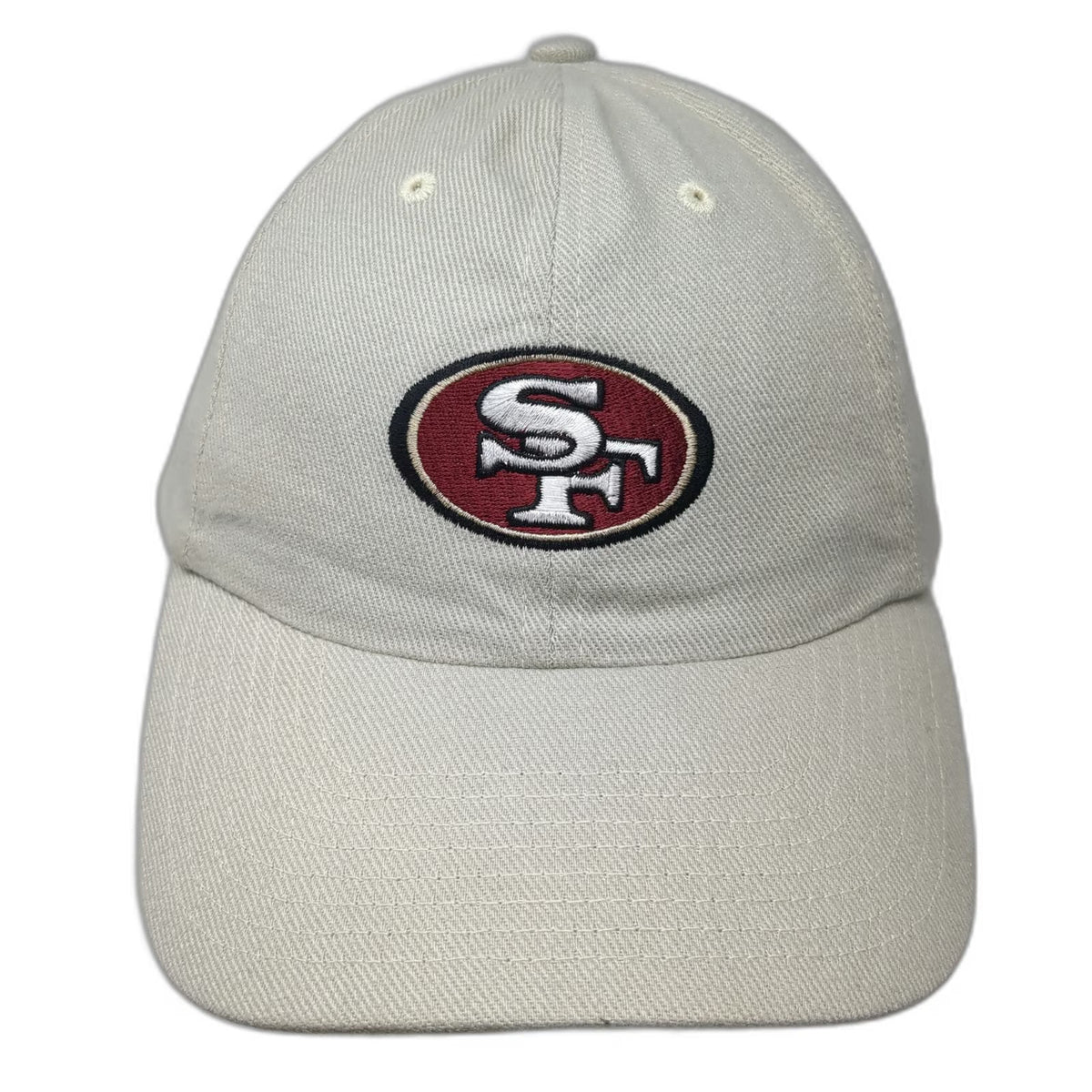 San Francisco 49ers NFL Beige One Size Cap Adjustable Strapback Embroidered Hat
