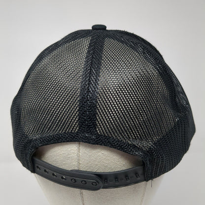 Right Now Heating Air Plumbing Trucker Hat Black One Size Mesh Back