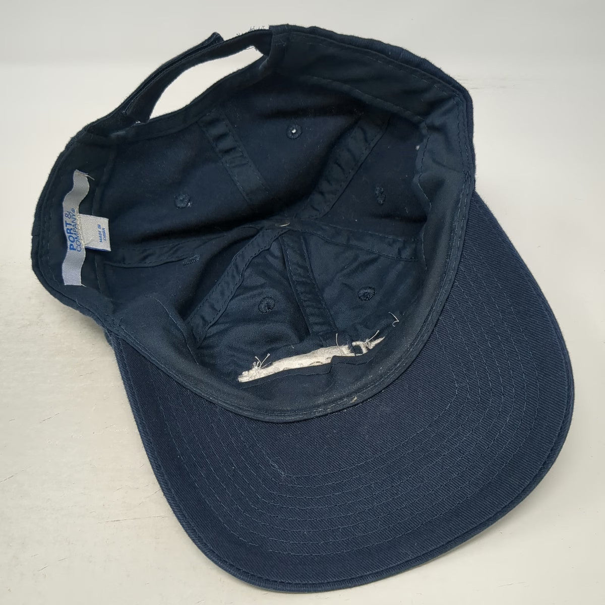 Port & Company CTtransit Hat Blue One Size Baseball Cap Strapback Embroidered