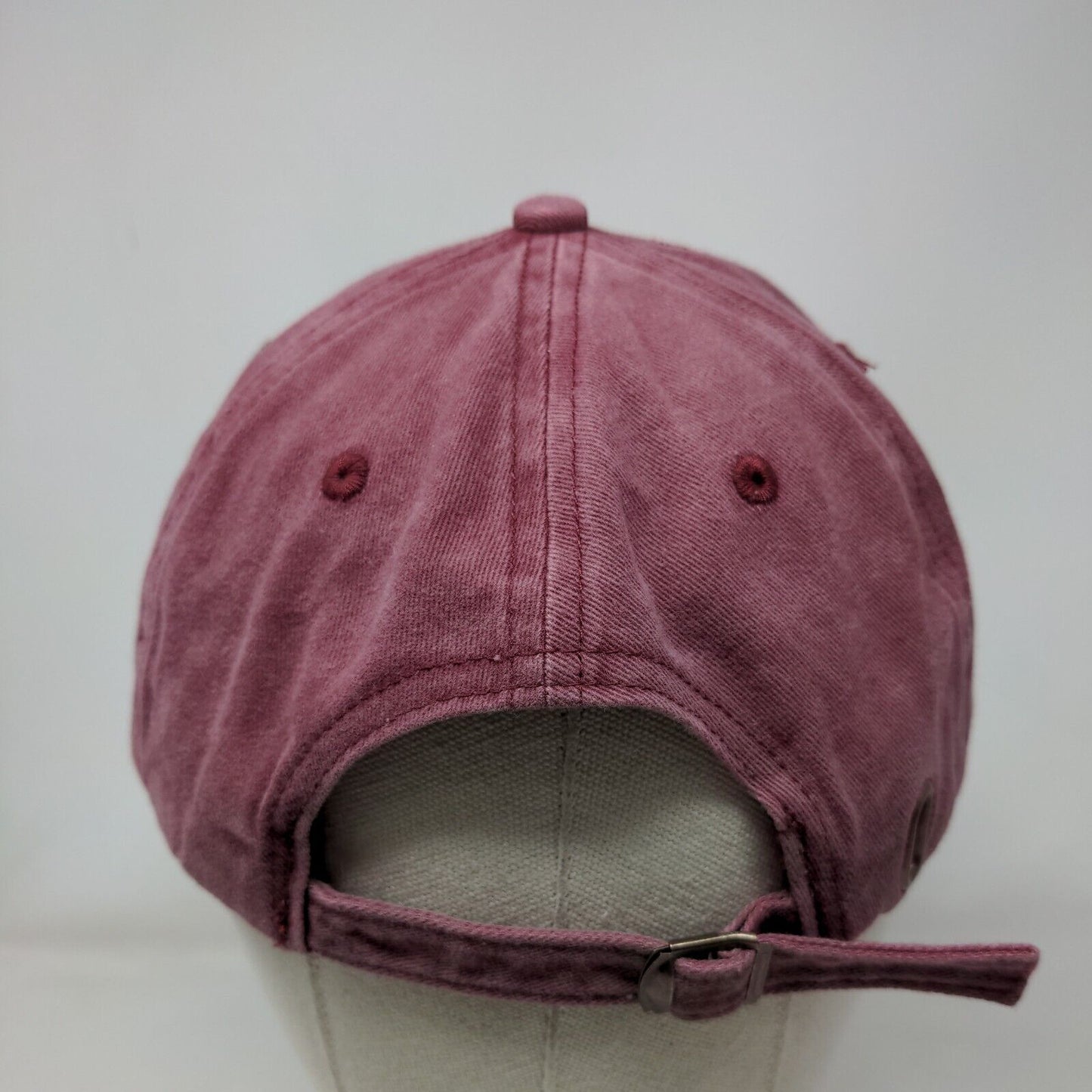 Love Slideback Hat Red One Size Embroidered Adjustable Vent Holes