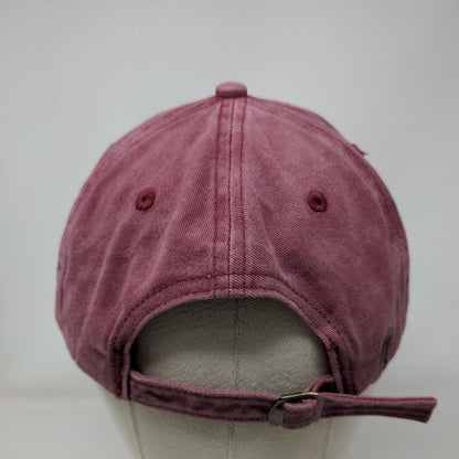Love Slideback Hat Red One Size Embroidered Adjustable Vent Holes