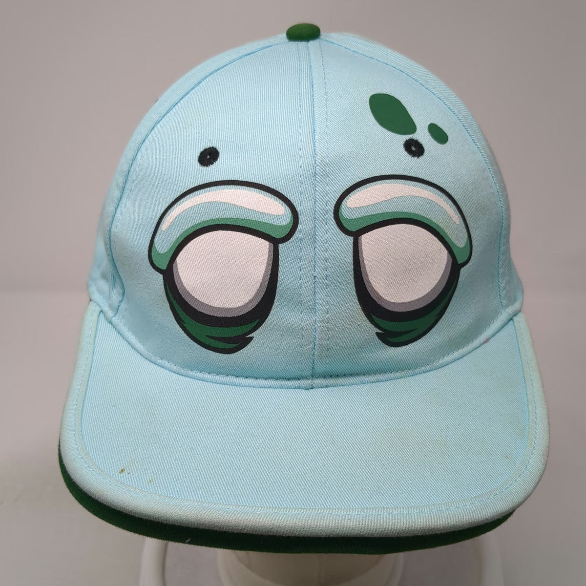 ABG Accessories Snapback Hat Blue One Size Bulbasaur Character Eyes Cotton