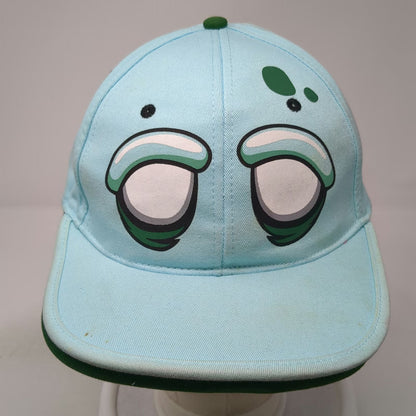 ABG Accessories Snapback Hat Blue One Size Bulbasaur Character Eyes Cotton