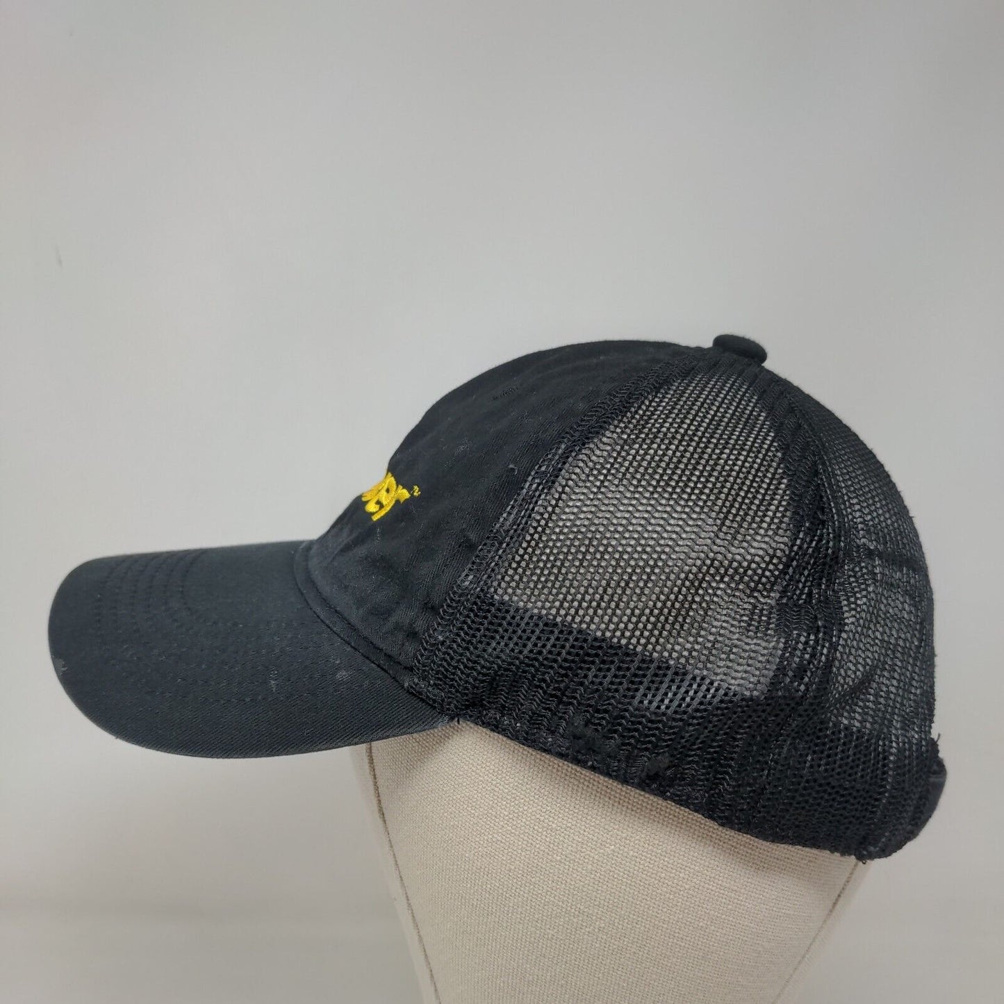 Flexpower Strapback Mesh Back Trucker Hat Black One Size Outdoor Cap