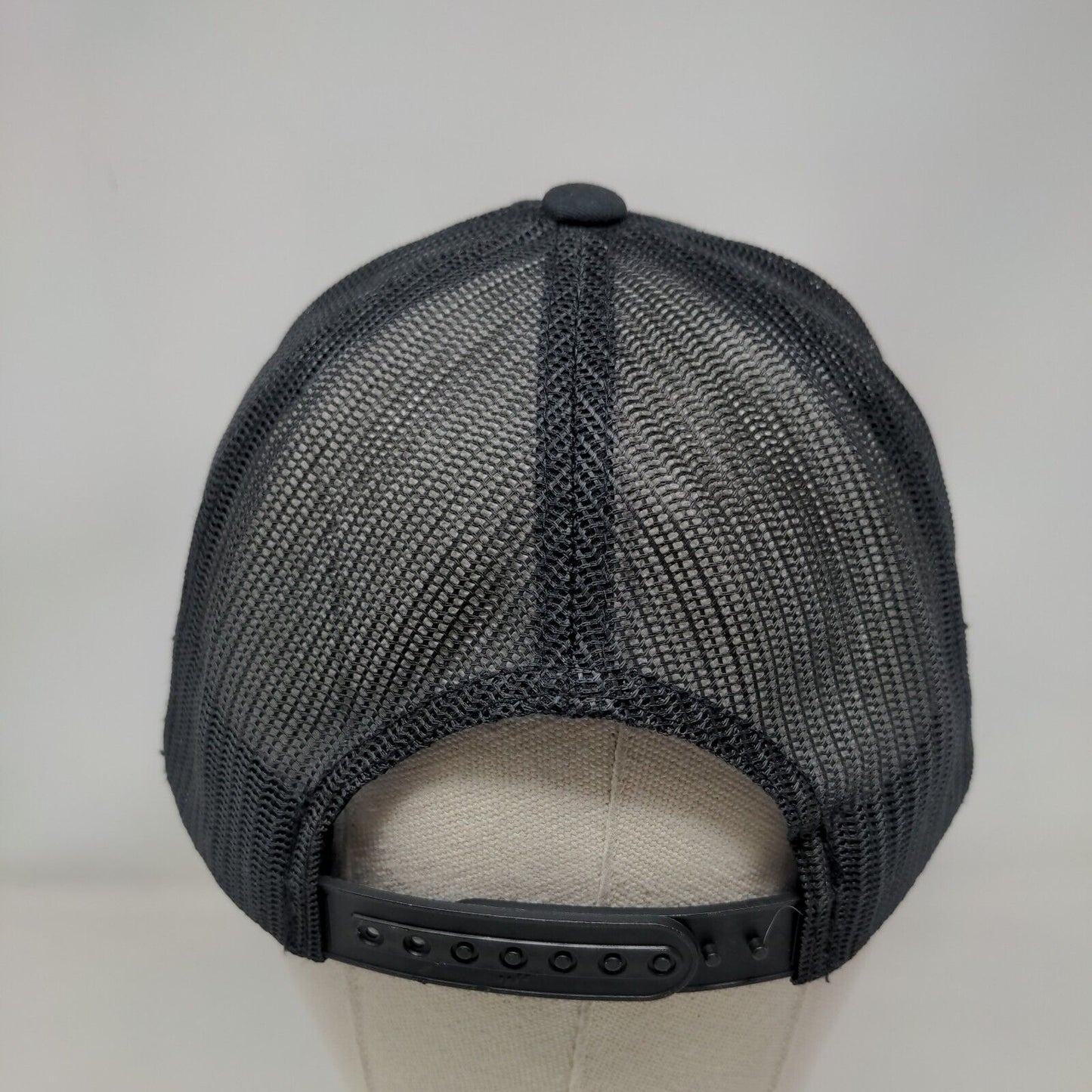 Vetio Animal Health Snapback Mesh Back Trucker Hat Black One Size Yupoong