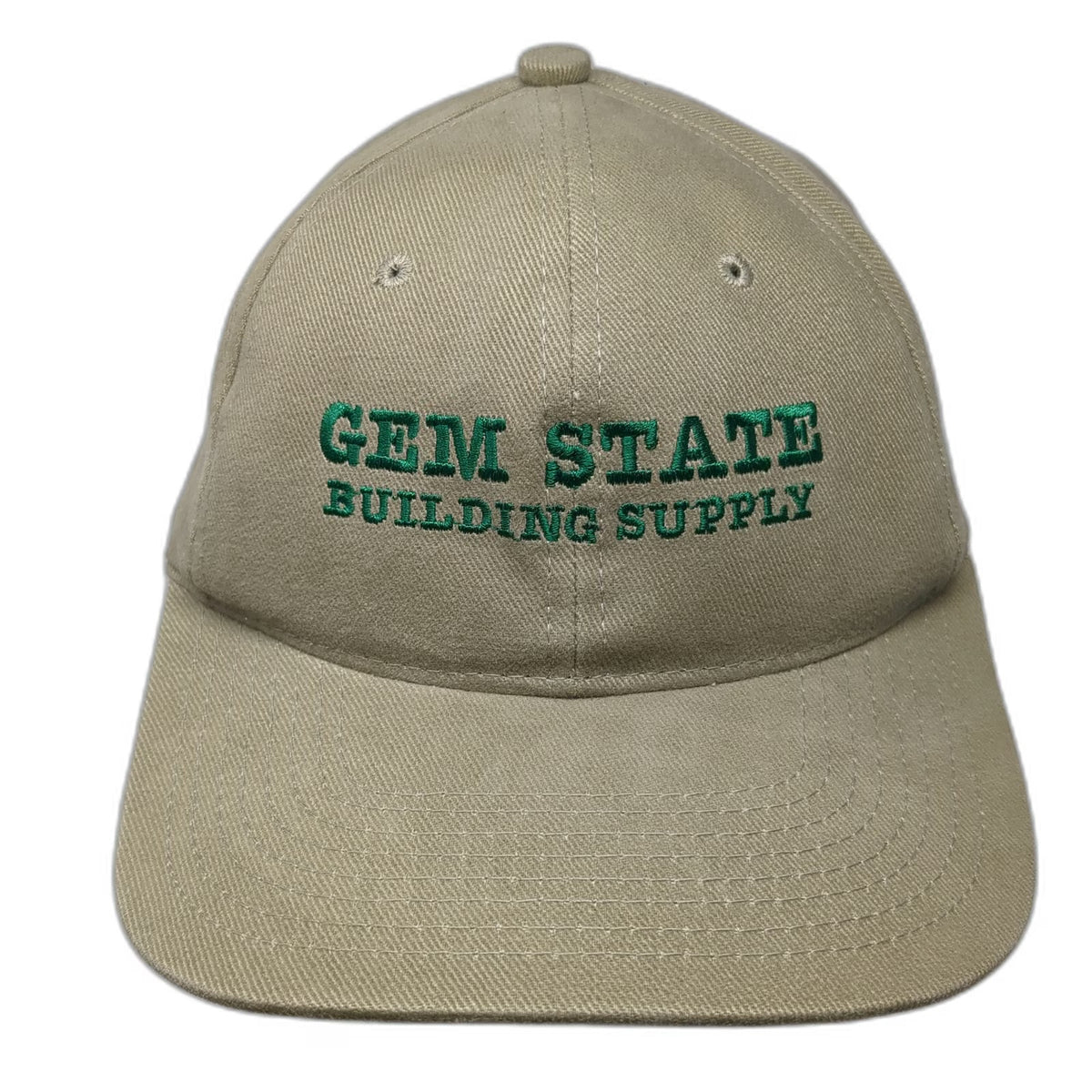 Headliner Gem State Building Supply Baseball Cap Brown One Size Slideback Hat